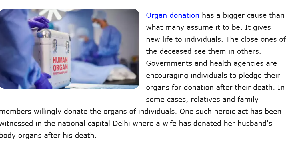 Donate your organ