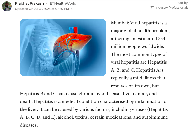 Dr. Lovkesh Anand on ET Healthworld