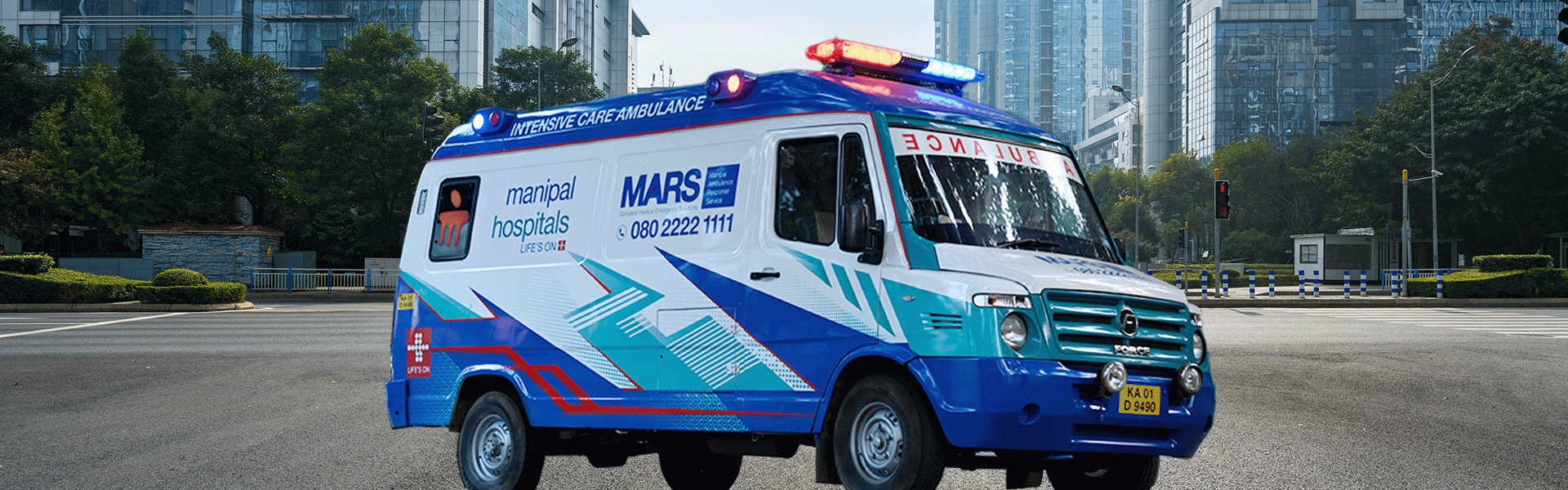 24 Hours Emergency Ambulance Service in Doddaballapur, Bangalore -Manipal Hospitals