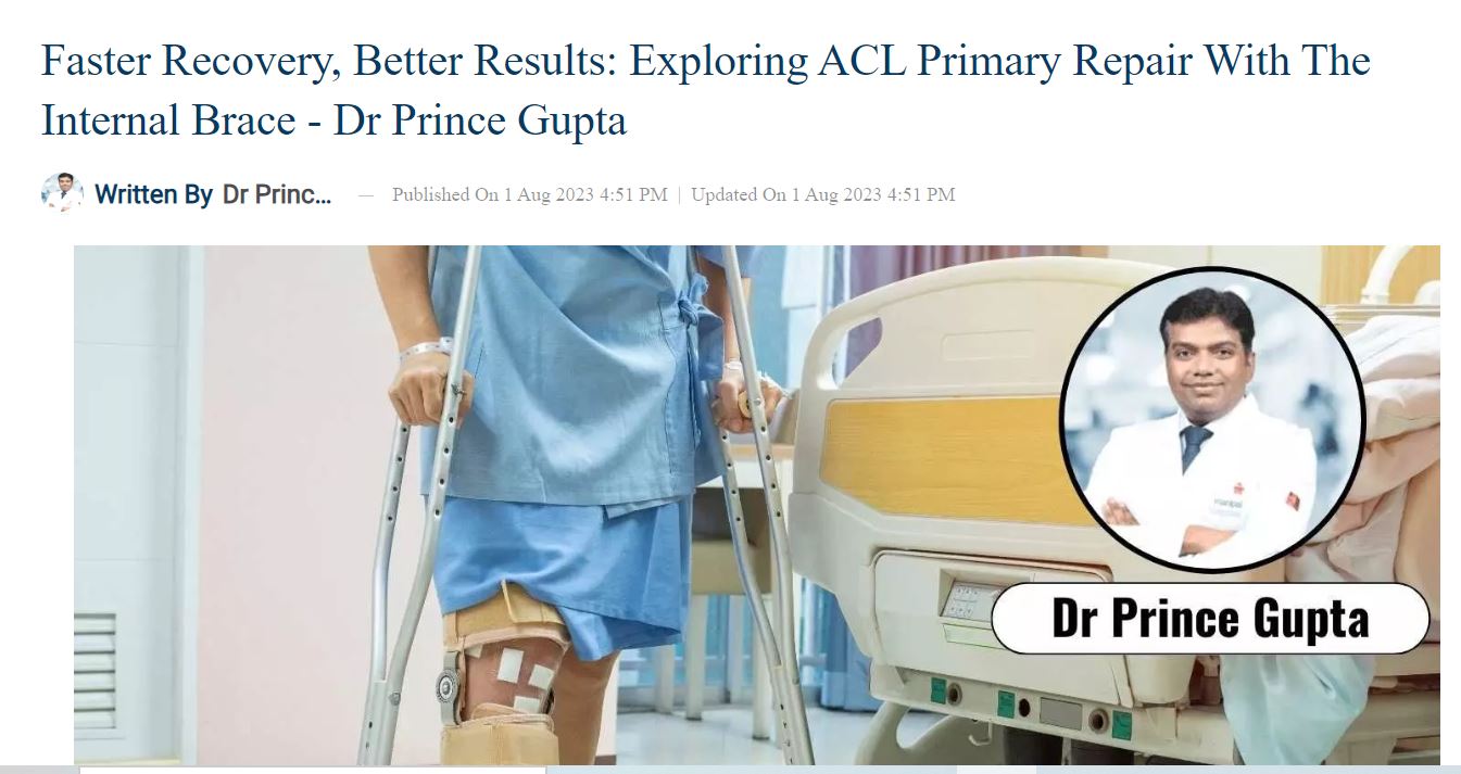 ACL primary repair with the internal brace