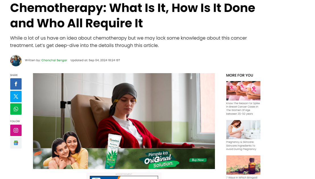 Chemotherapy treatment 