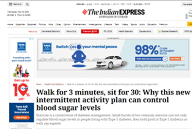 Dr. Abhijit Bhograj on The Indian Express