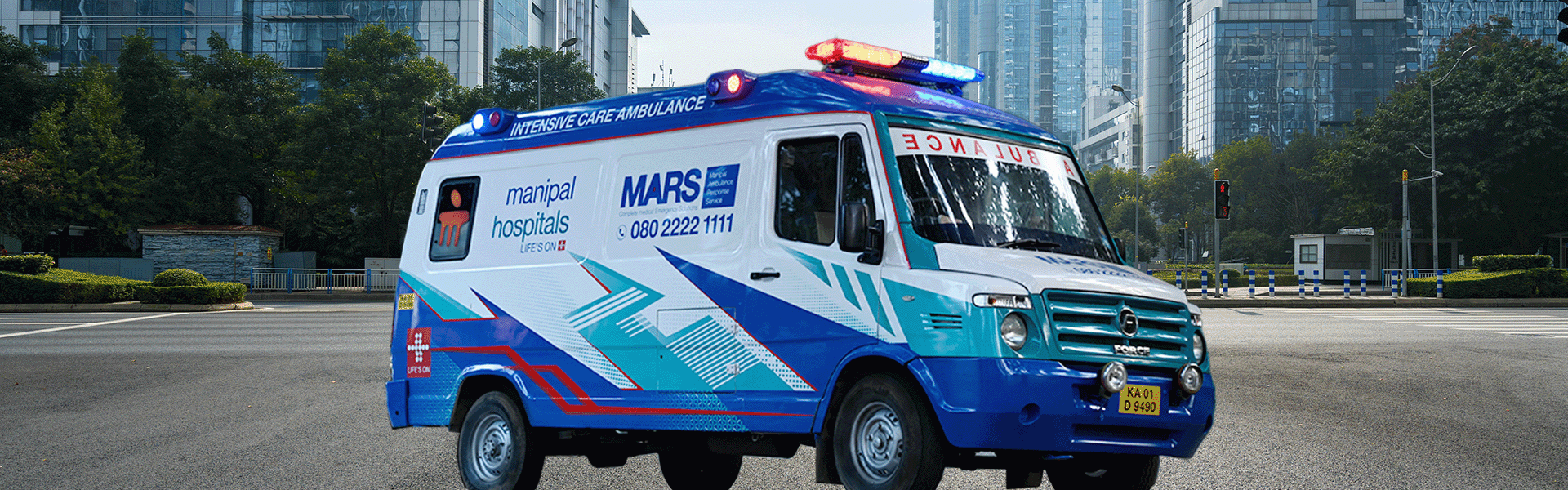 24 Hours Emergency Ambulance Service in Hebbal, Bangalore -Manipal Hospitals