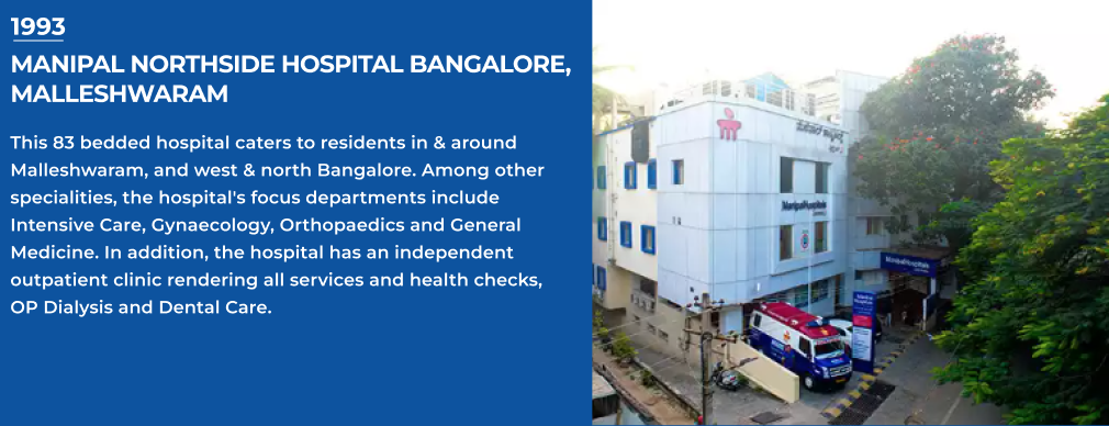 MANIPAL NORTHSIDE HOSPITAL BANGALORE, MALLESHWARAM