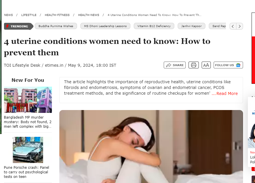 4 uterine conditions women need to know: How to Prevent Them