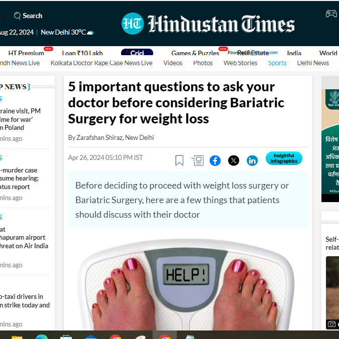 Bariatric Surgery for weight loss