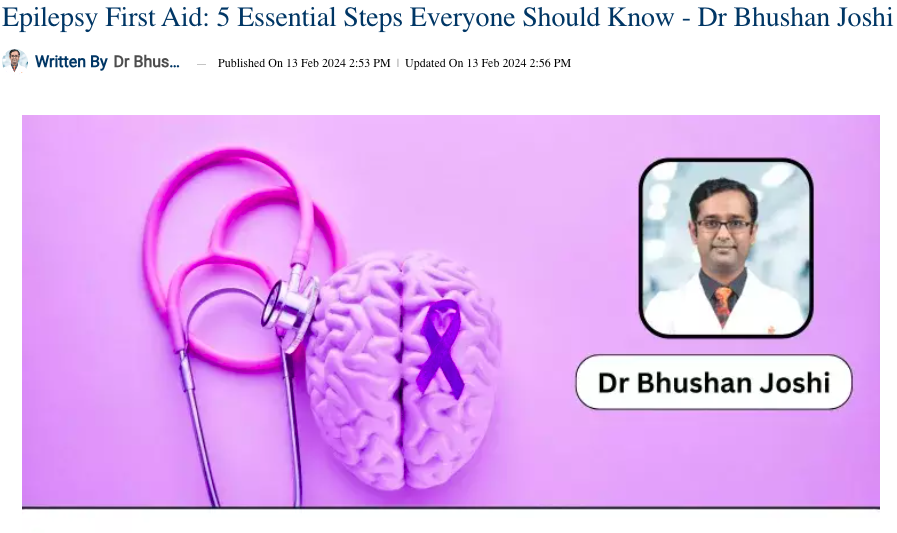 Dr. Bhushan Joshi in Medical Dialogue