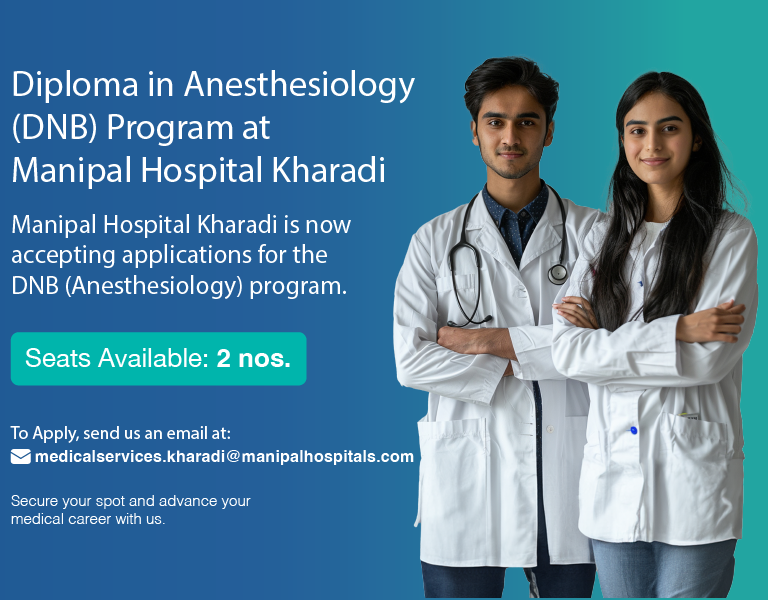 DNB Anesthesiology Program in Kharadi, Pune | Manipal Hospitals Kharadi