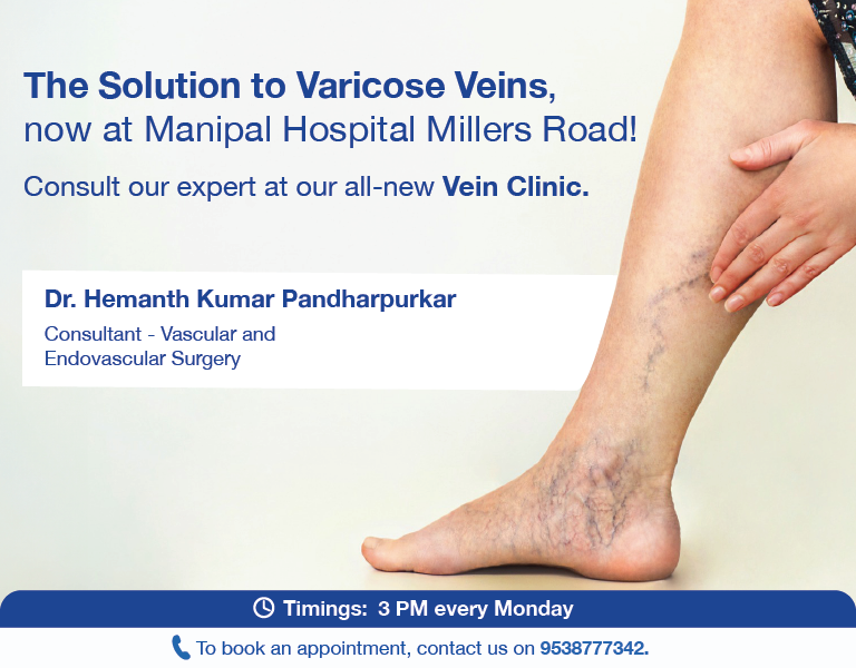 Vein Clinic in Millers Road | Manipal Hospitals