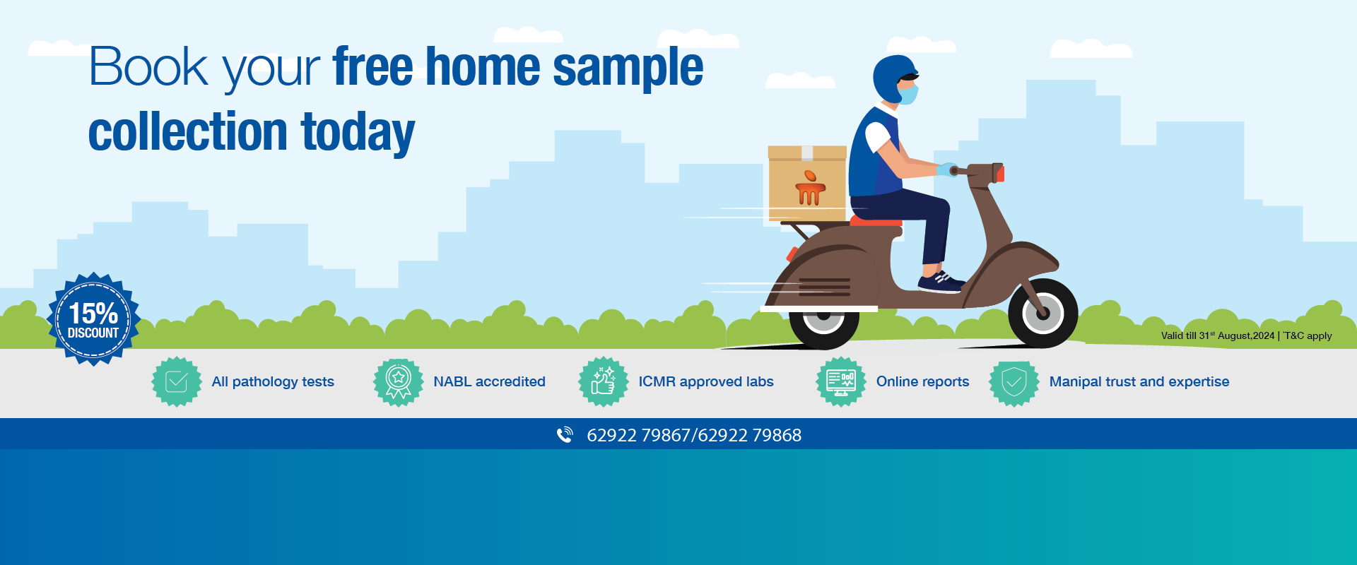 Free Home Sample Collection Today - Manipal Hospitals