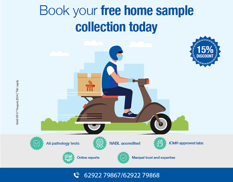 Free Home Sample Collection Today - Manipal Hospitals