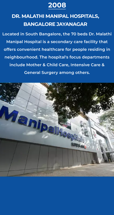 DR.MALATHI MANIPAL HOSPITAL BANGALORE JAYANAGAR