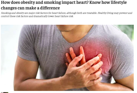 How do obesity and smoking impact the heart? Know how lifestyle changes can make a difference?