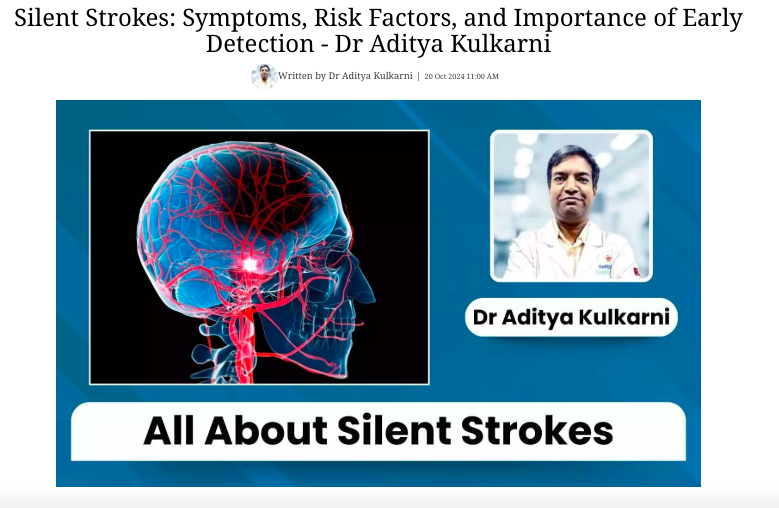 Silent Strokes: Symptoms, Risk Factors, and Importance of Early Detection