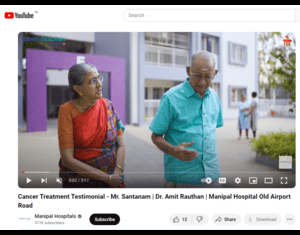 Mr. Santanam – Cancer Treatment