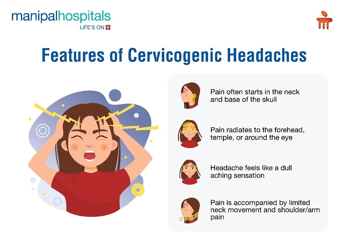 Features of  Cervicogenic Headaches