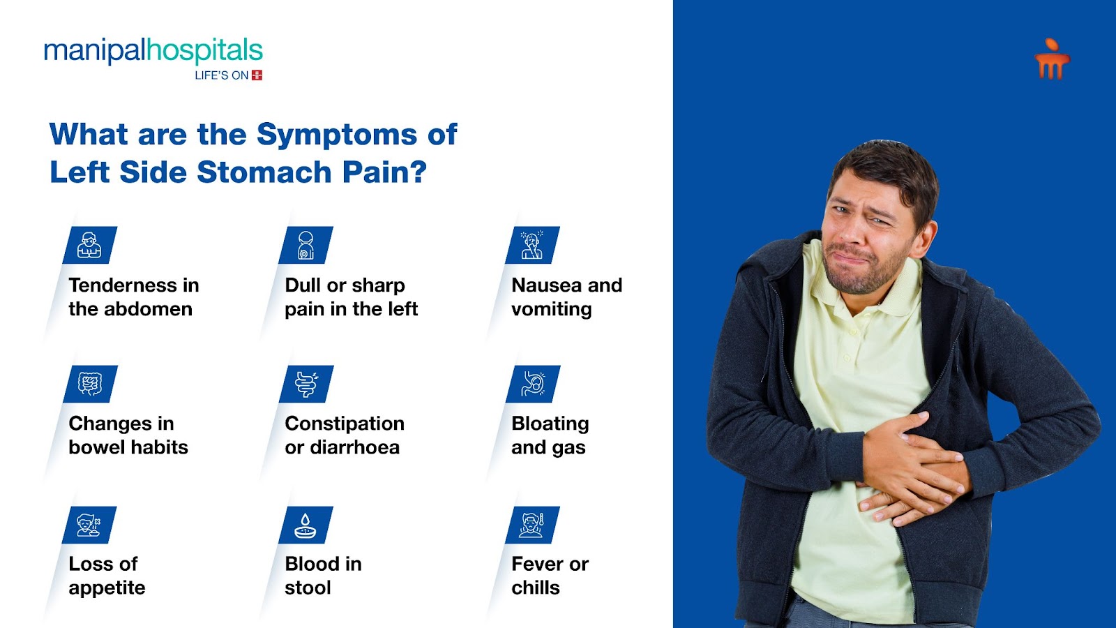 Symptoms of Left Side Stomach Pain