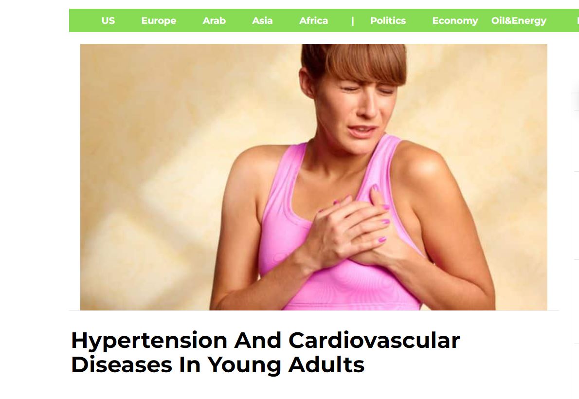 Hypertension and cardiovascular diseases in young adults