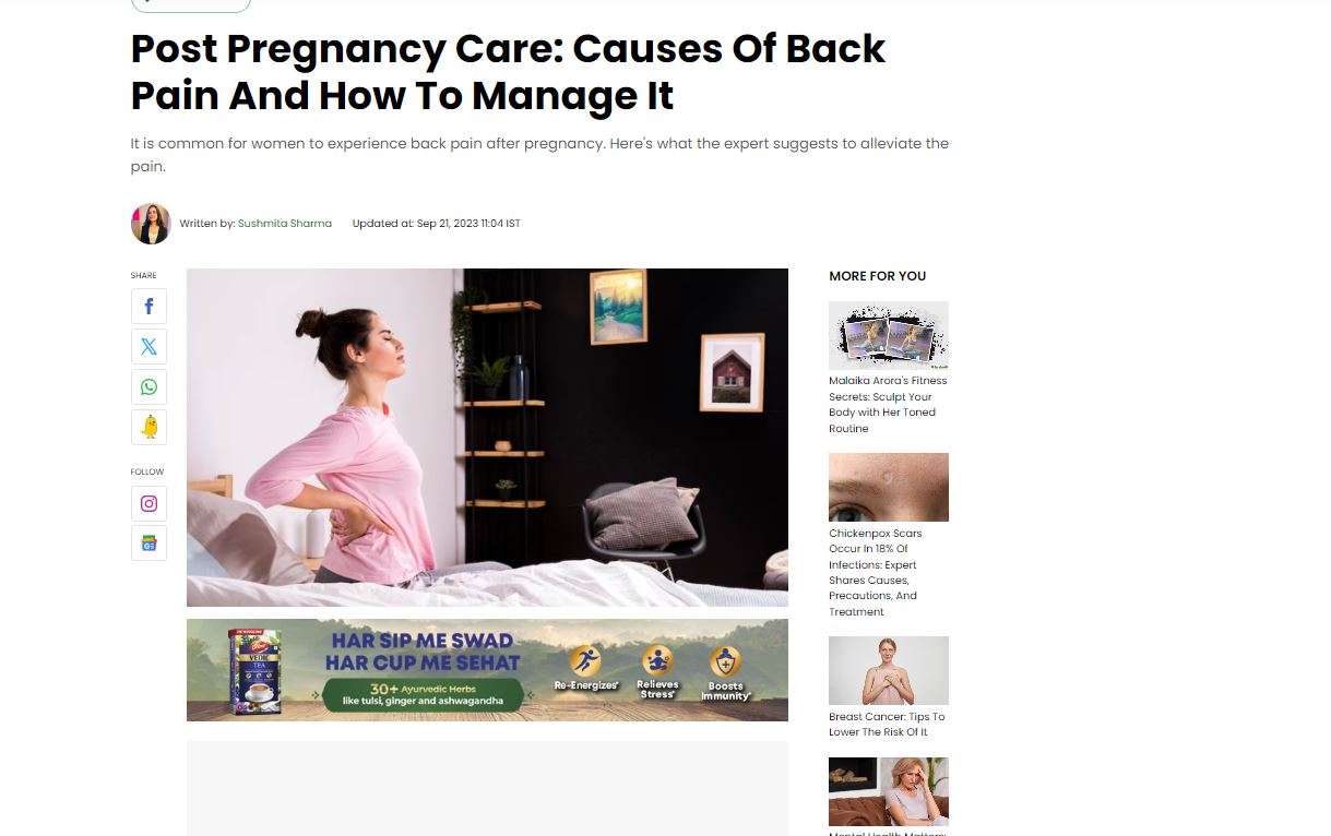 Post-Pregnancy Care